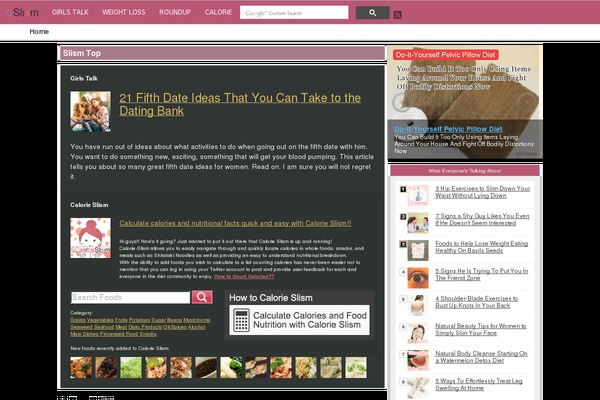 slism.com site used Diet