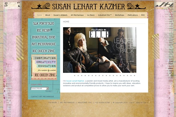 Crafty Cart theme site design template sample