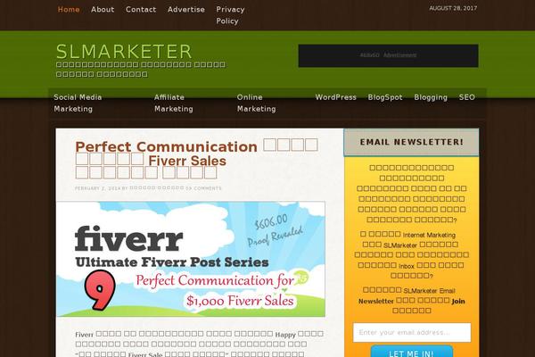slmarketer.com site used Going Green