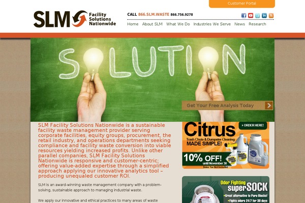slmwaste.com site used Slm