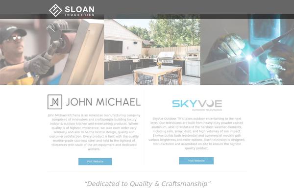 Supernova theme site design template sample