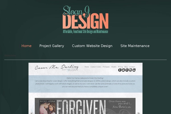 Enterprise Pro theme site design template sample