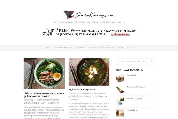 Twenties theme site design template sample