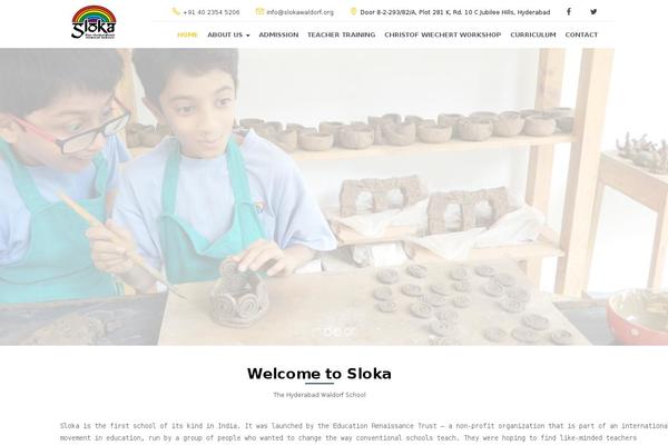 slokawaldorf.org site used Sloka
