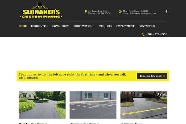 Consulting theme site design template sample