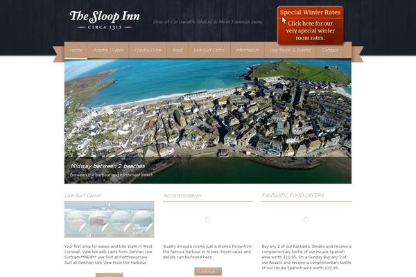Gusteau theme site design template sample