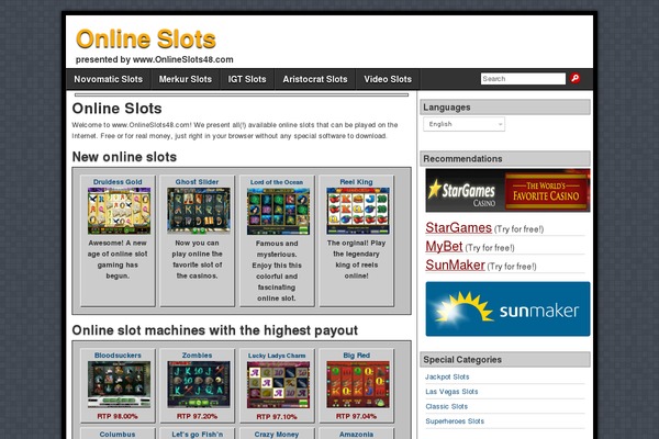 Asteroid theme site design template sample
