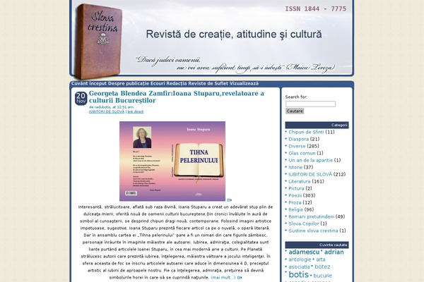 slova-crestina.ro site used Collage