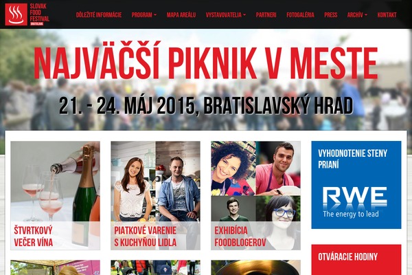 slovakfoodfestival.sk site used News-jack