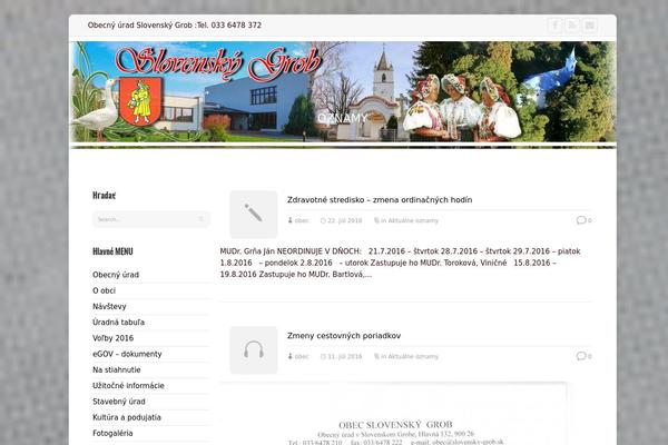 inCreate theme site design template sample