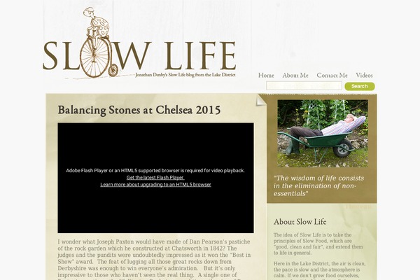 slow-life.co.uk site used Slowlife