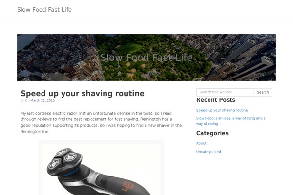 Enlightenment theme site design template sample