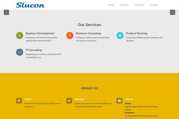 Starter theme site design template sample