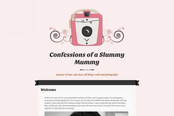 Vintage Camera theme site design template sample