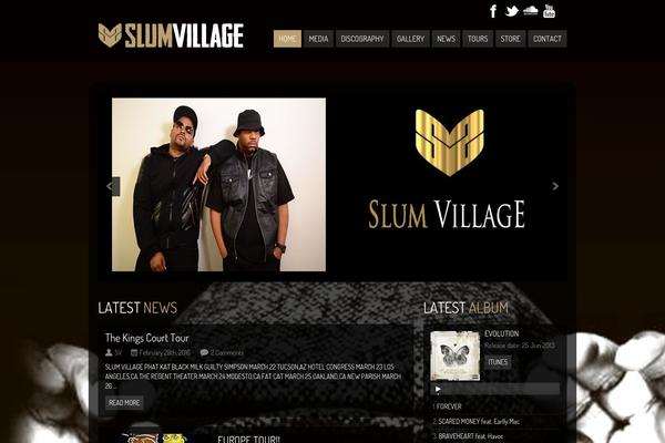 Site using Jamie Social Icons plugin