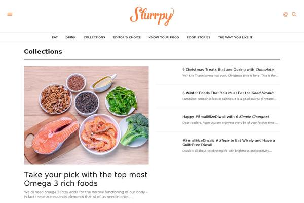 The Voux theme site design template sample