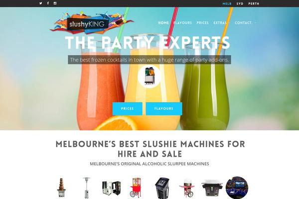 Salient theme site design template sample