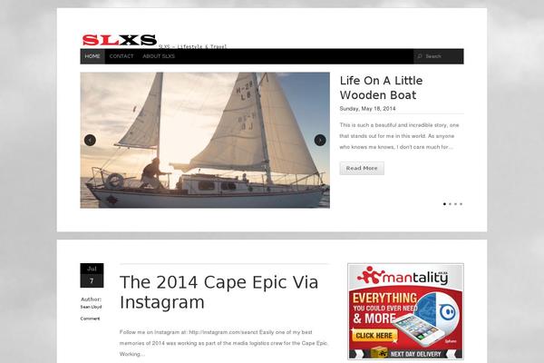 Organic Magazine theme site design template sample