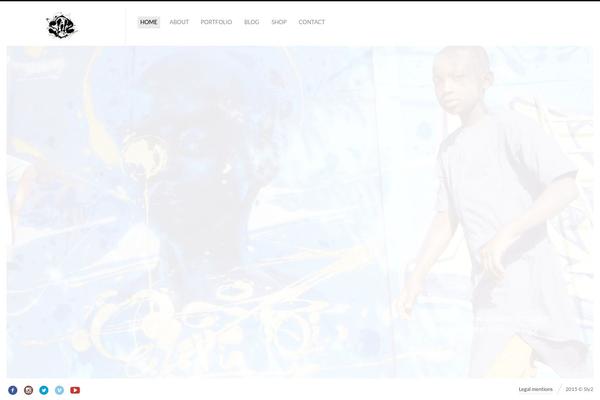Fluxus theme site design template sample