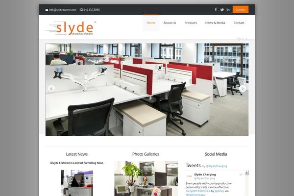 Athena theme site design template sample