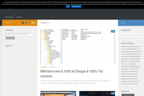 Site using Visual Recent Posts plugin