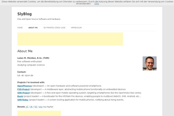 Site using Shariff for WordPress plugin