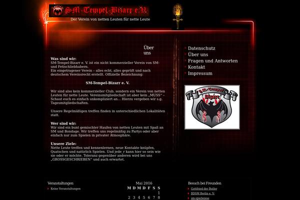 Site using Event Organiser plugin