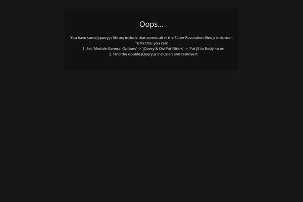 Site using Autoptimize plugin