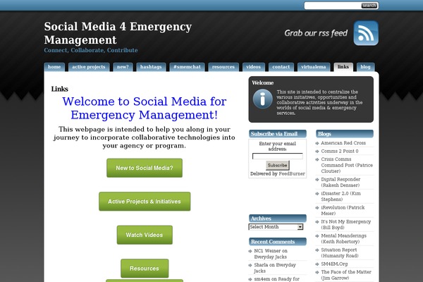 Site using Contact Me plugin