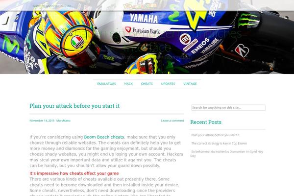 Preus theme site design template sample
