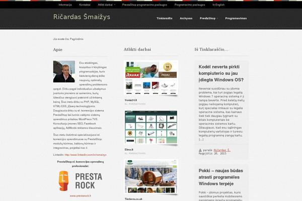 Swatch theme site design template sample