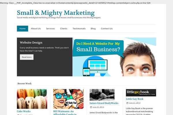 zeeFlow theme site design template sample