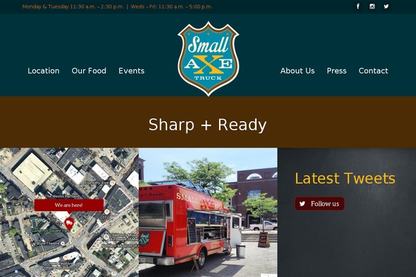 Burger theme site design template sample