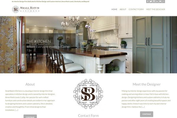 smallbatchkitchens.com site used Clay