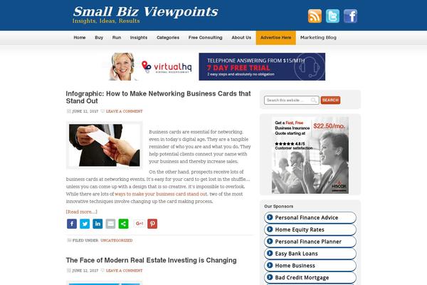 Agency Theme theme site design template sample