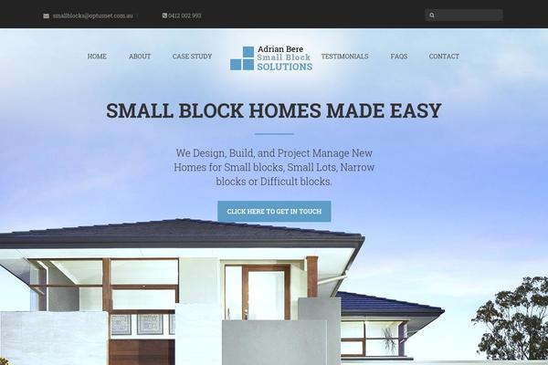 Sbs theme site design template sample