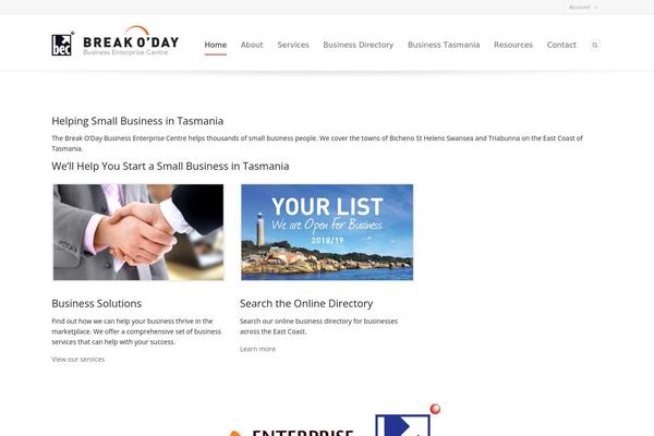Flexform Child theme site design template sample