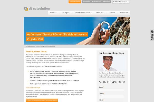 smallbusinesscloud.de site used Dtnetsolution