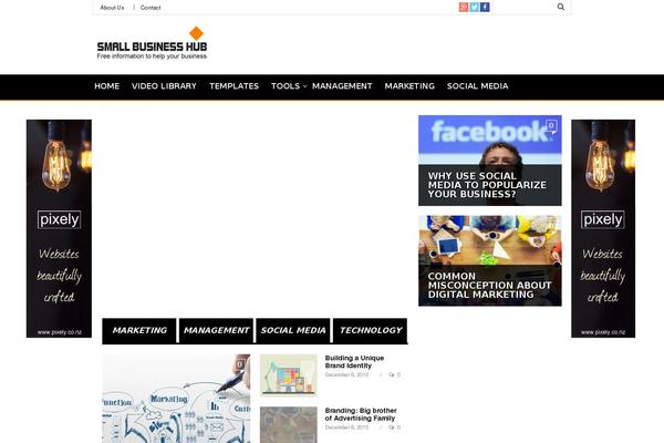 smallbusinesshub.co.nz site used REHub