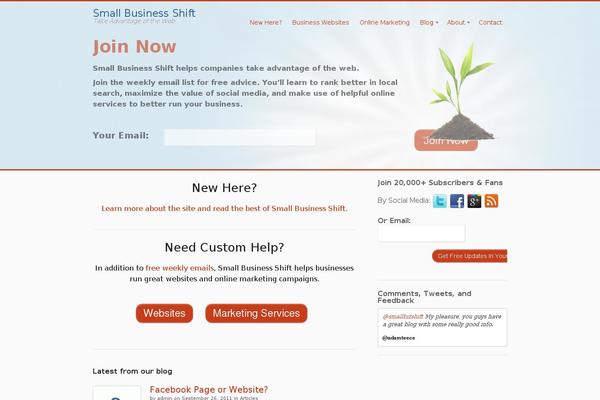 smallbusinessshift.com site used Sbs