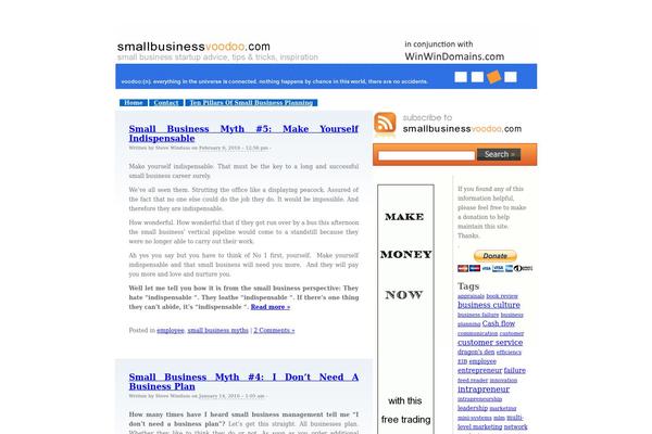 smallbusinessvoodoo.com site used Xplosive