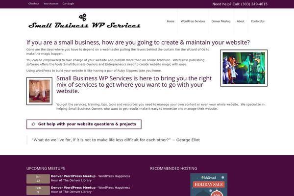 Site using Ultimate Addons for SiteOrigin plugin