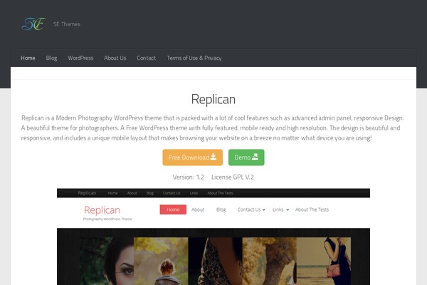 GeneratePress theme site design template sample