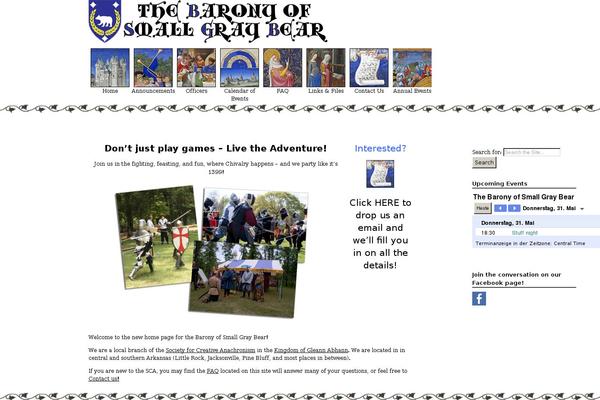 Bones theme site design template sample