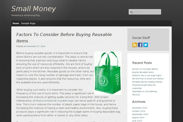 smallmoneyseo.com site used Penumbra