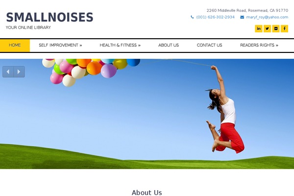 Rhyme theme site design template sample