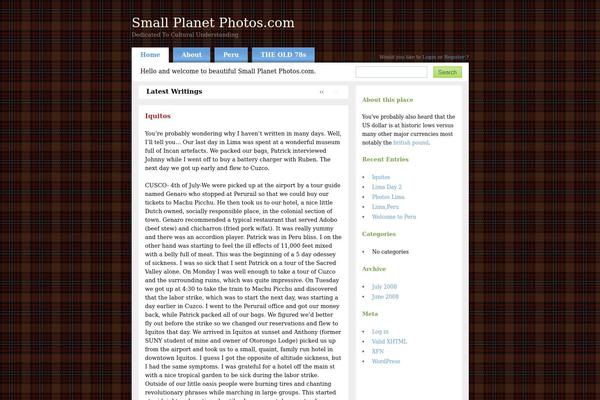 smallplanetphotos.com site used Cubismo