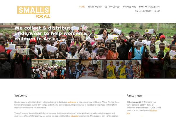 Charitas Lite theme site design template sample
