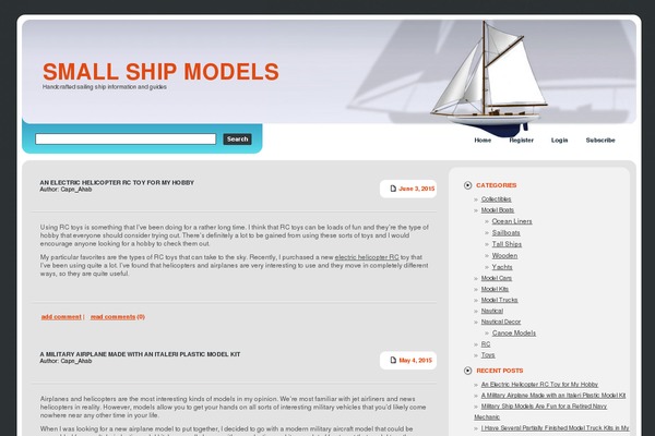 smallshipmodelsblog.com site used Theme577