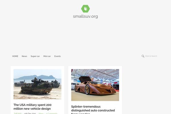 Reader theme site design template sample